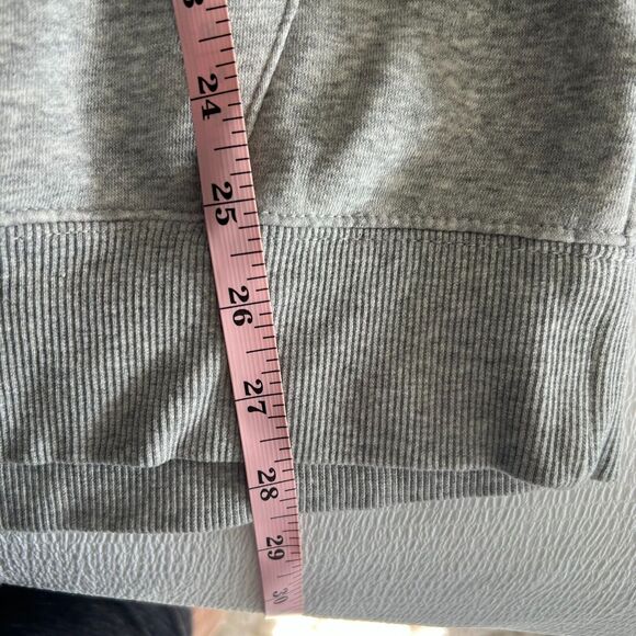 Quiksilver Signature Hoodie Sweatshirt Unisex L Gray - Picture 7 of 8